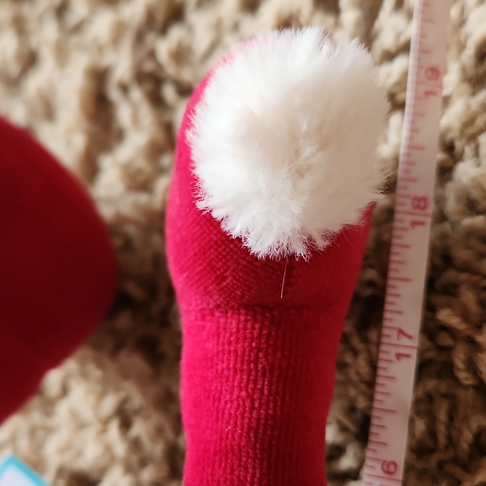 Jellycat Large Leffy Christmas Elf Doll in Green Coat and Red Hat - Picture 12 of 12